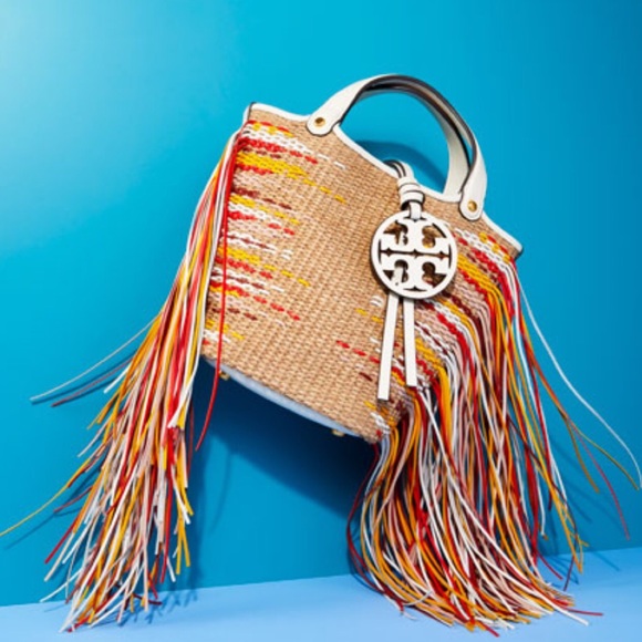 Tory Burch Handbags - Tory Burch Miller Mini Tassel Bucket Bag NWT